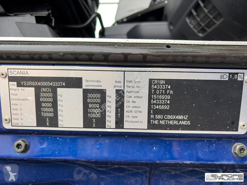 شاحنة Scania R580 Full Steel - V8 - Retarder -...