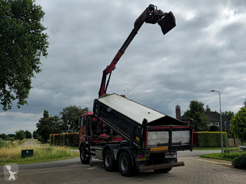 شاحنة MAN 33.400 6X6 BH WVT WS Z-crane/TIPPER!!...