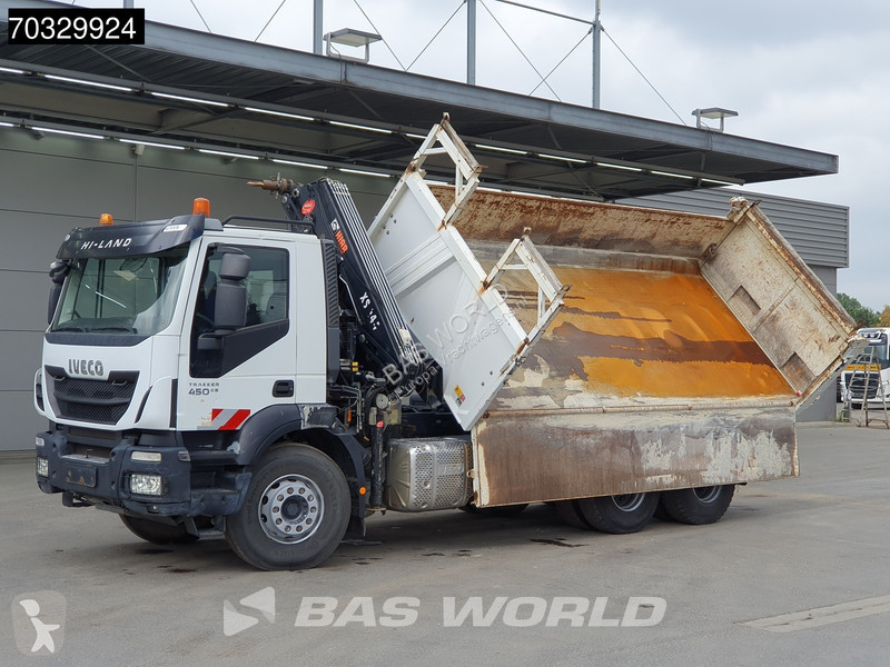 Camion Iveco 450 6X4 HIAB 144 E-3 Hiduo Kran...