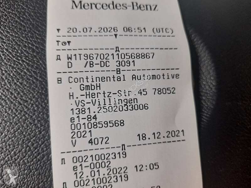 شاحنة Mercedes ATEGO 818