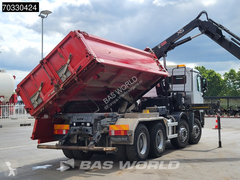 شاحنة Mercedes 4141 8X4 HIAB 166 D-4 Hiduo...