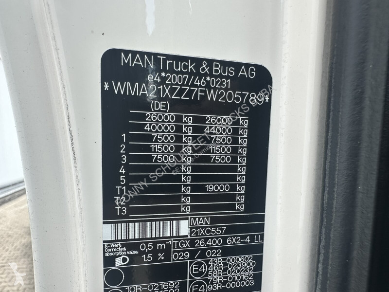 شاحنة MAN TGX 26.400 6x2-4 LL TGX 26.400 6x2-4...