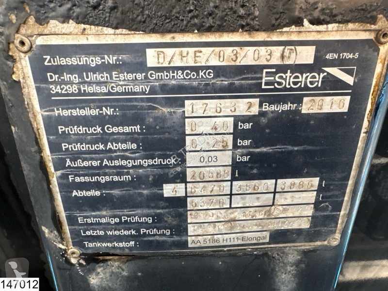 شاحنة MAN 26 400 6x2, EURO 5, 18650 Liter, 4 Comp