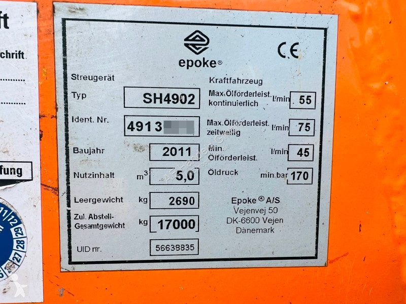 شاحنة  Epoke Sirius Combi AST SH4902 5m³...