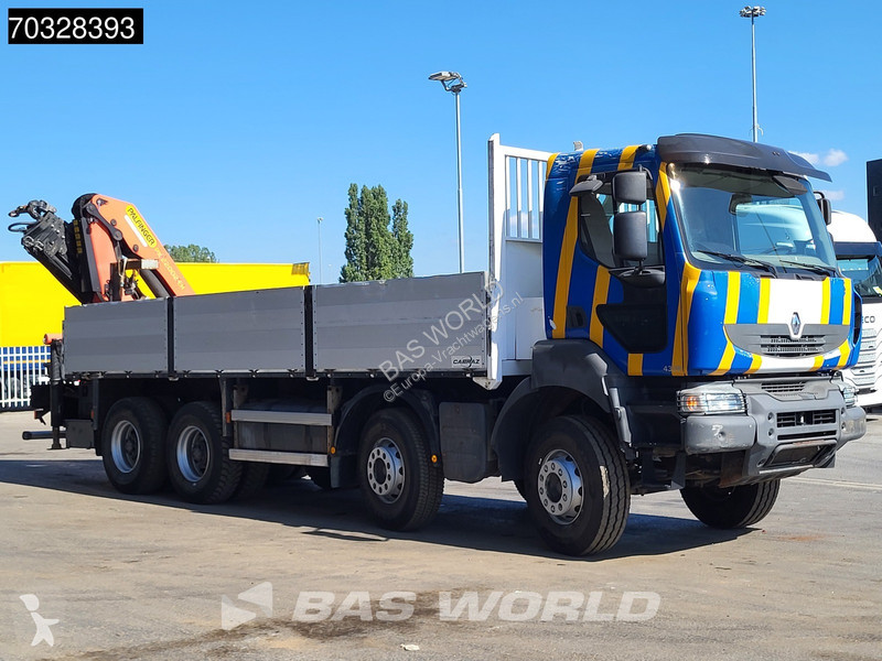 شاحنة Renault 430 8X4 Palfinger PK22002 EH Kran...