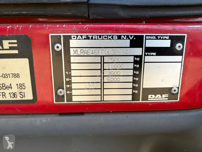 شاحنة DAF 180 - Closed Box - Manual Gearbox -...