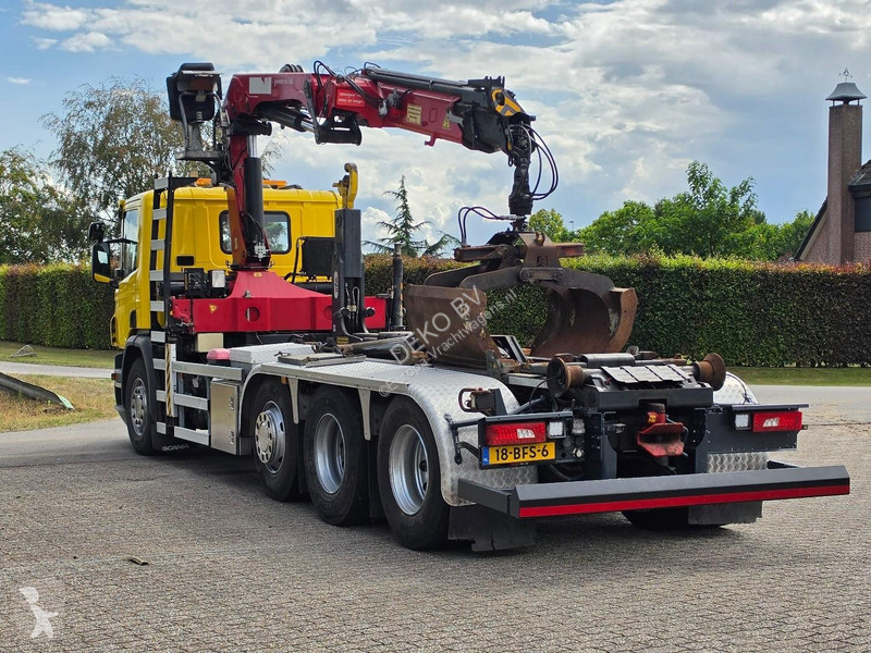Camion Scania P450 8x2!! CRANE/HOOK!!...