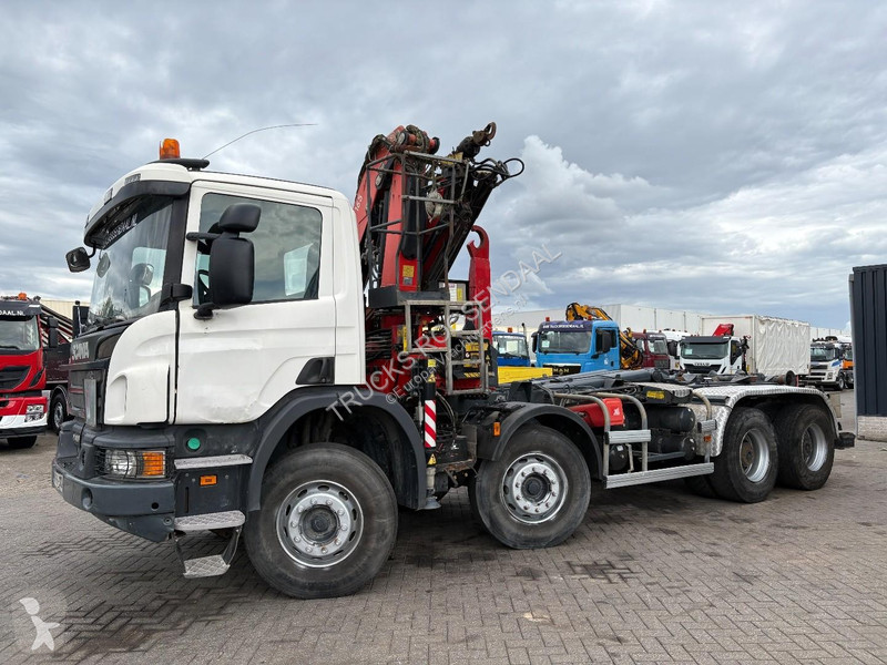 Camión Scania P 410 + FASSI F 165 - 2X EXT. +...