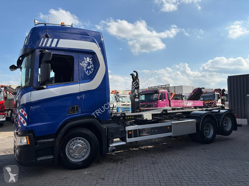 Camion Scania R 410 + HOOK IFT SYSTEM 25 tons +...