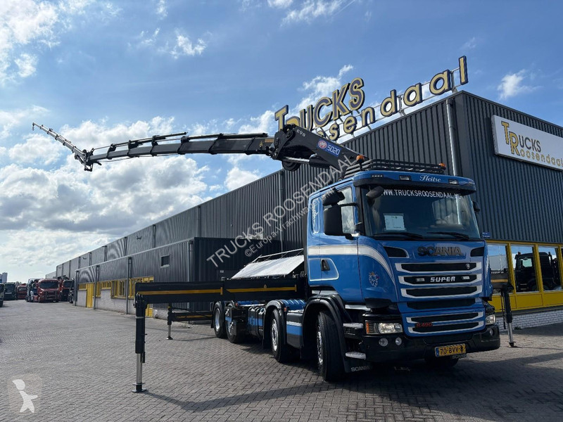 Camión Scania R  490 + HMF 5020 - 6X EXT. + JIB...