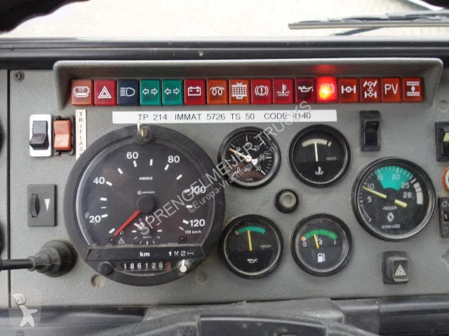Вантажівка Renault 180 4X4 OPENBAK MET PTO...