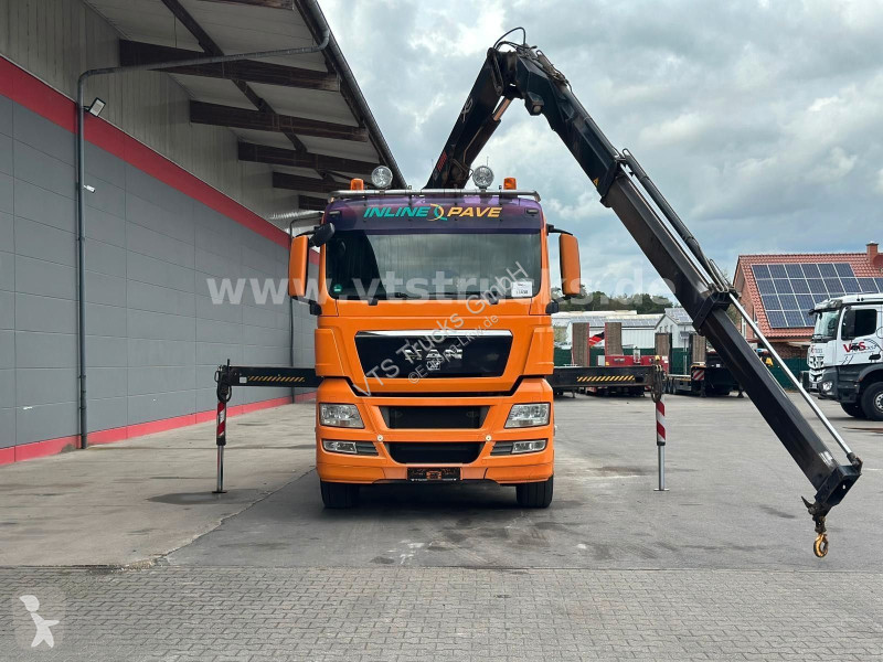Camión MAN TGX 6x4 Pritsche + HIAB 166E-2 Ladekran