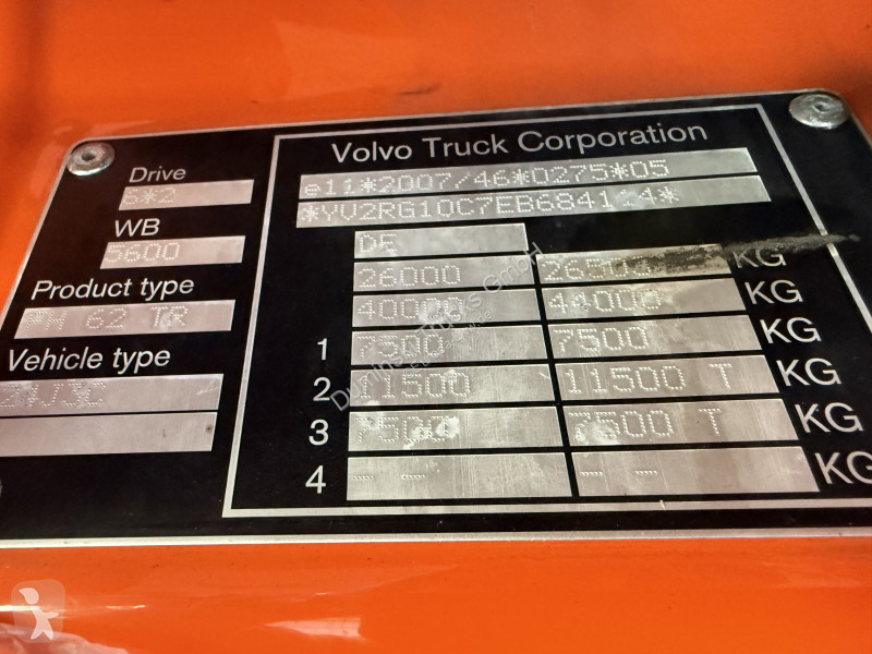 Volvo 0 6X2*4 Kran Hiab 166-4 truck