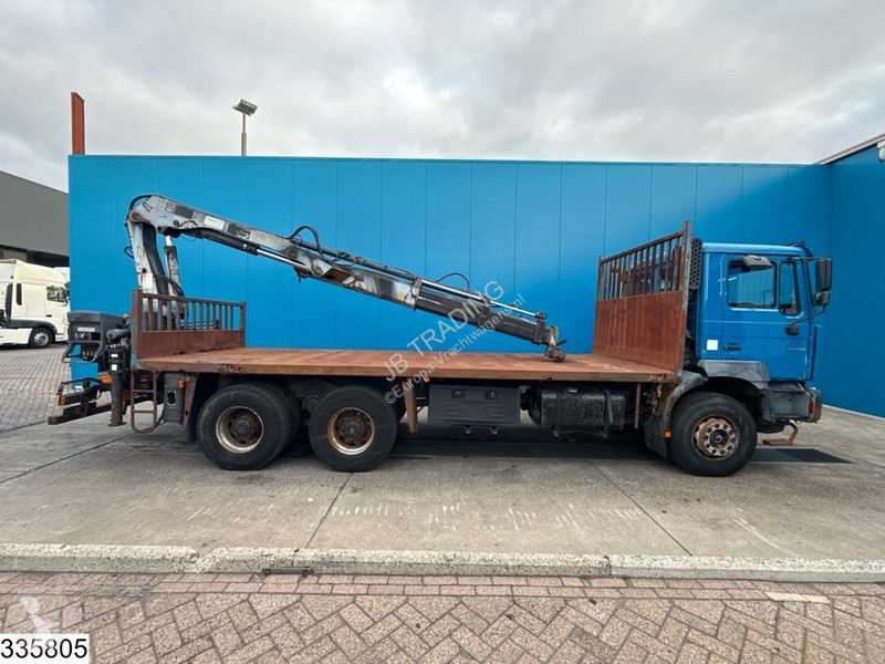 Camião MAN 26 350 6x4, Manual, Steel, Hiab