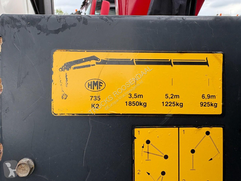 Грузовик DAF 55220 + HMF 735 K2 -- 2X EXT. +...