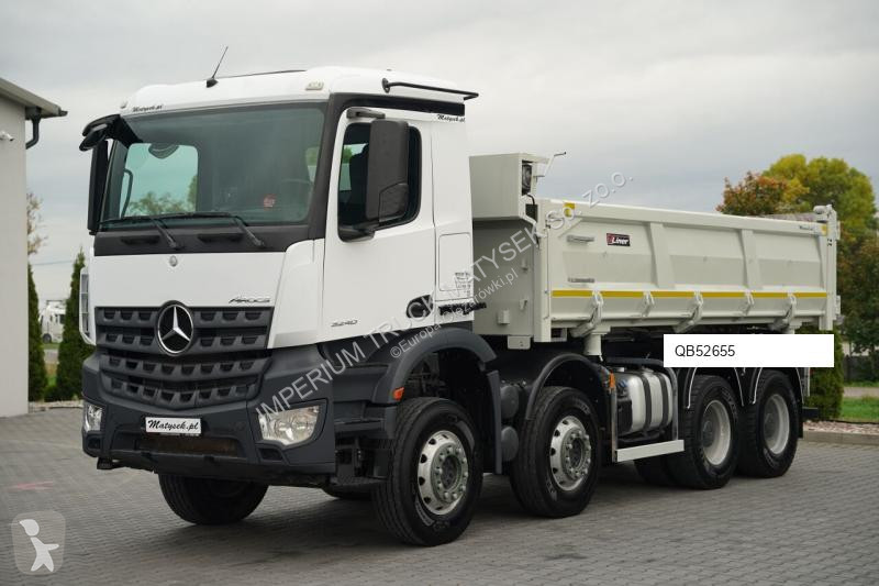 Камион Mercedes AROCS 3240 / 8x4 / WYWROTKA -...