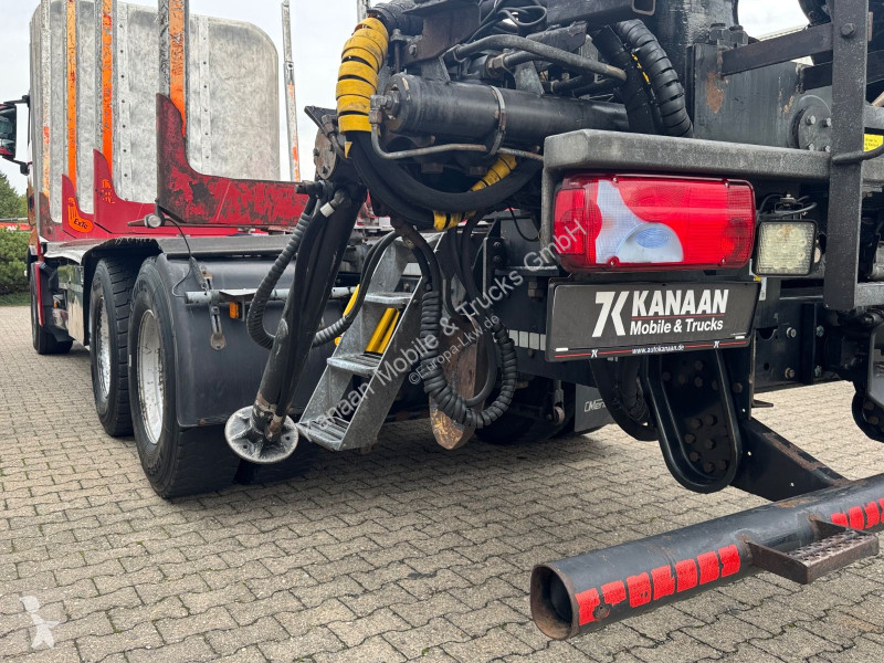 Lastbil MAN 33.500  6x4 Holztransporter Kran...