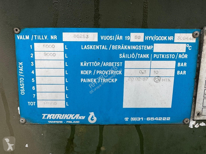 Kamion Volvo 6X4 Robson-Drive + TANK 14.000 LITER