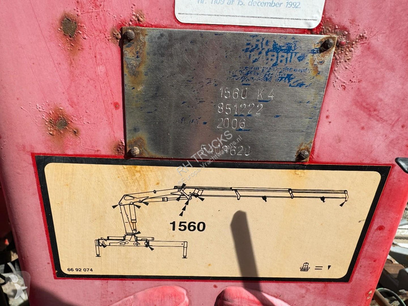 Mercedes AXOR 1829 4X2 + HMF 1560K4 + CABLELIFT...