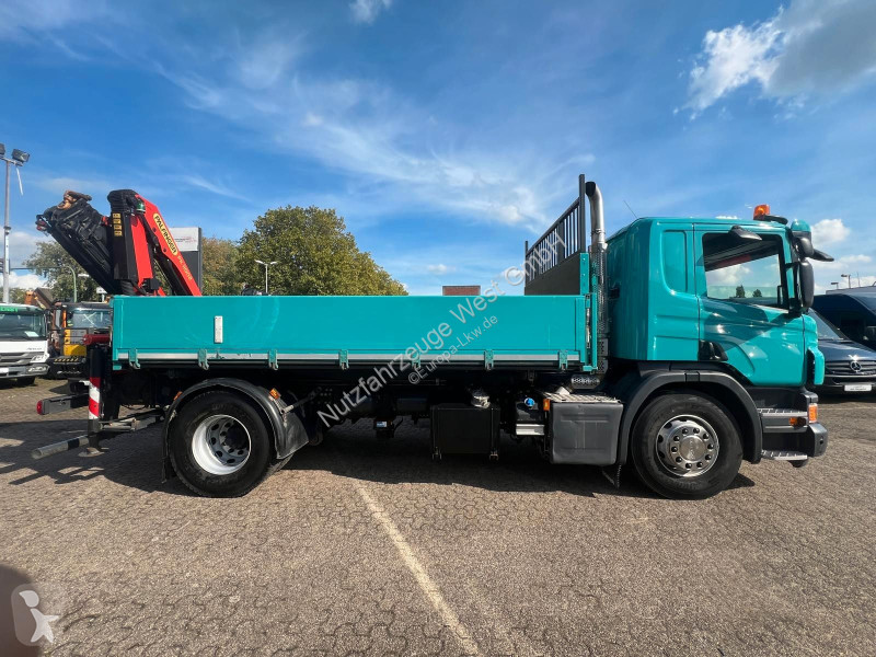Lastbil Scania 320 Kipper Funk-Kran...