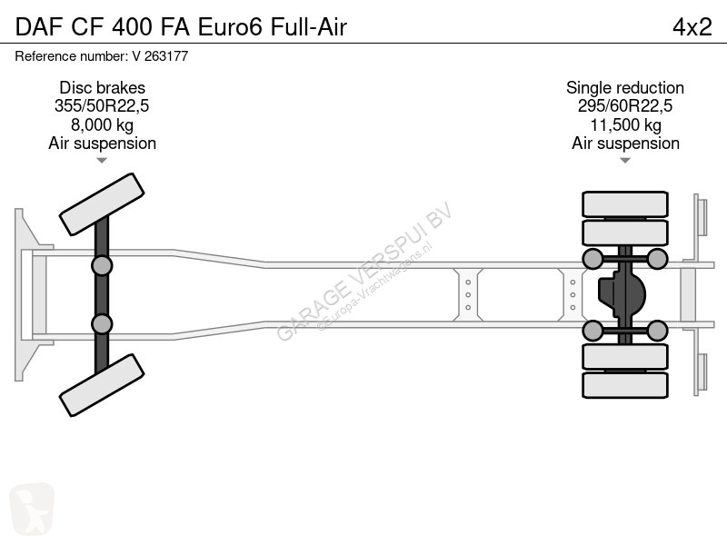 DAF 400 FA Euro6 Full-Air truck