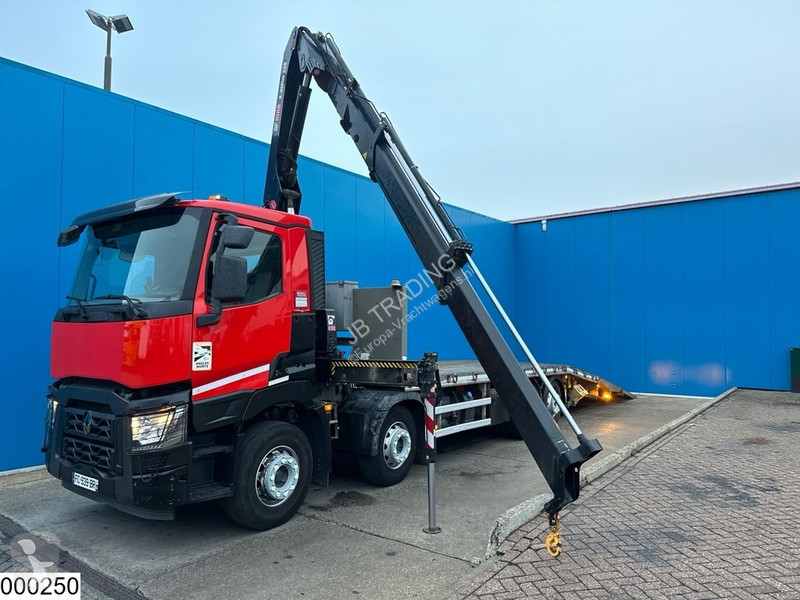 Kamion Renault C 380 EURO 6, 8x2, HIAB, Remote