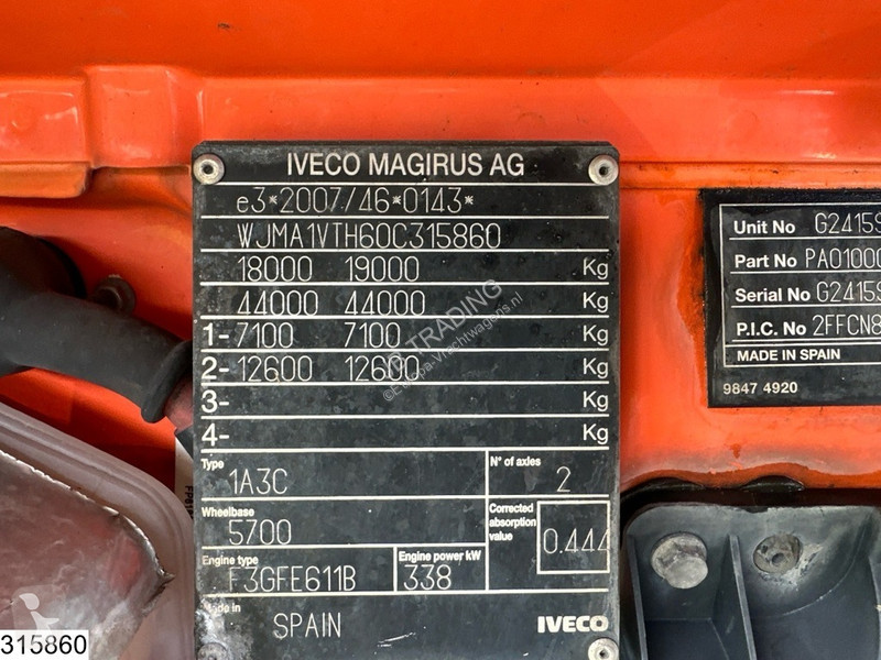 Kamion Iveco 460 EURO 6, Retarder, Rolfo, Combi