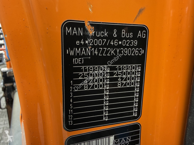 Teherautó MAN TGL 12.250 4X2 BL Kran MKG 116 a2