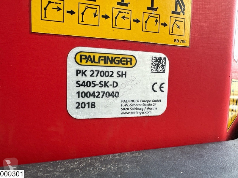 Teherautó Renault C 430 EURO 6, 8x4, Palfinger,...