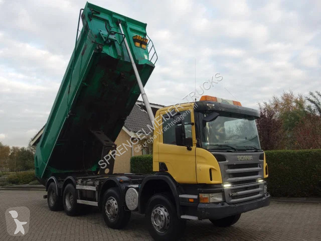 Camião Scania P380 8X4 20 CUB STEE KIPPER