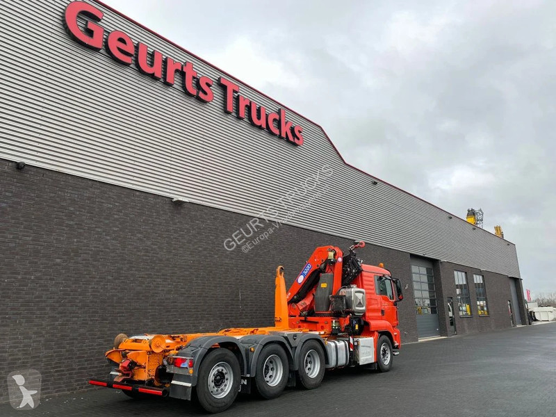 Kamion MAN 35.480 8X4 TRIDEM + 20 TON HAAKARM +...