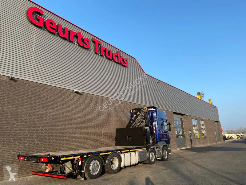 Kamion Scania R580 V8 8X2 + HIAB XS 544 E-8...