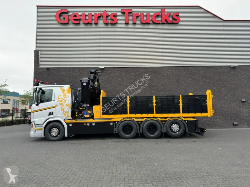 Kamion Scania R530 V8 NS 8X4 TRIDEM MET HYVA 2Z...
