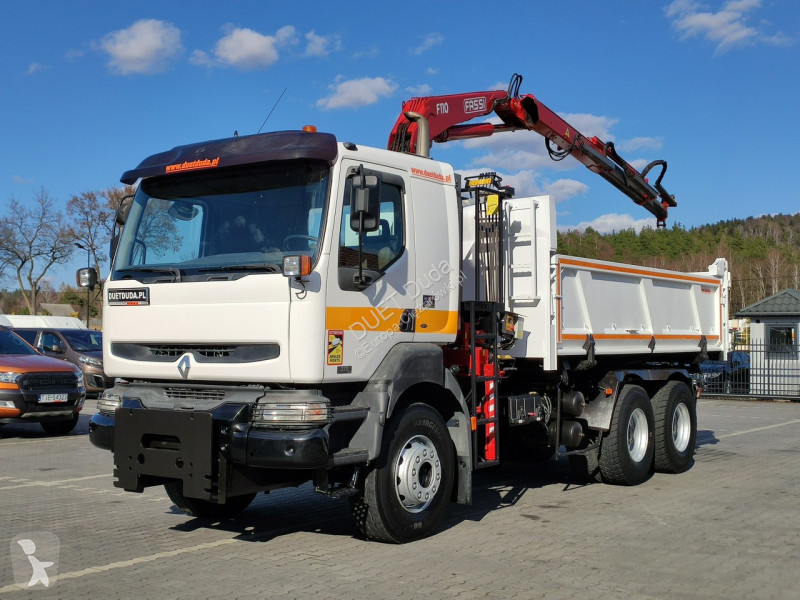 Kamion Renault 26.370 6x4 Mocny HDS FASSI F110