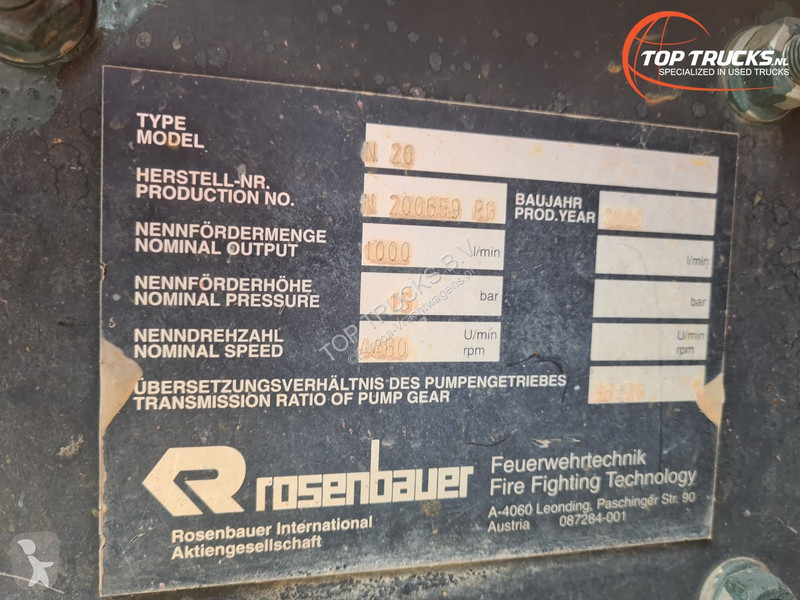 Camion MAN 18.220 4x4 -4.000 ltr -200 ltr Foam...