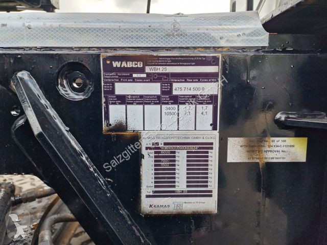 Camion Mercedes AMAG WBH 25 / Wiesel Umsetzer...