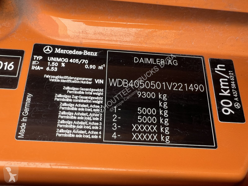 Vrachtwagen Unimog U 20 U405/70 4x4 U 20...