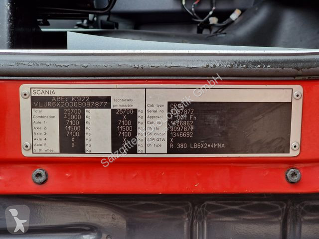 Camion Scania R 380 B6X2*4MNA / Retarder / HIAB...