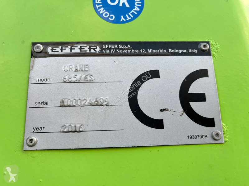 Kamion Scania R 520 8x2*6 EFFER 685/6S / WINCH...
