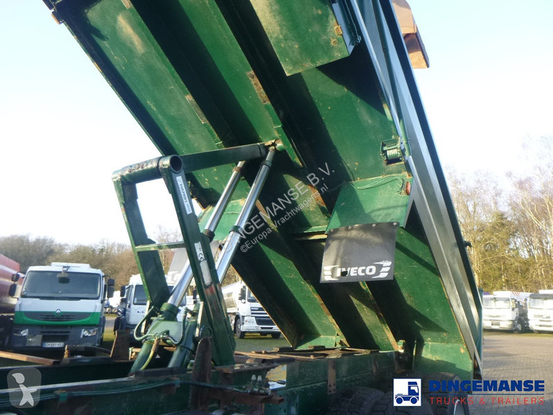 Kamion Iveco AD340T36 8x4 RHD tipper + HMF 1244 Z1