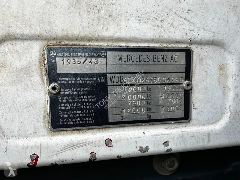 Camião Mercedes SK V8 4X2 Tipper Spring/Spring...