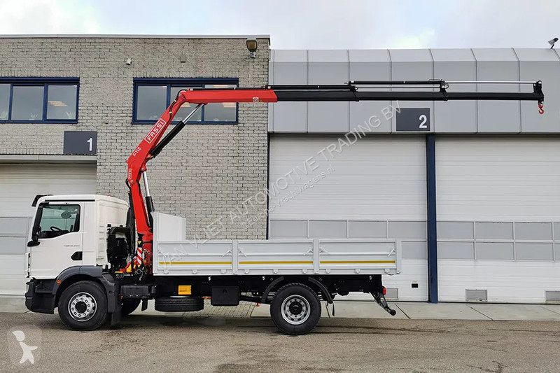 Camion MAN 18.250 BB CH Flatbed with Crane (2...