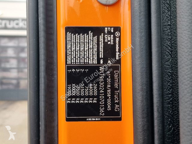 Lastbil med släp Mercedes 2548 / Retarder /...