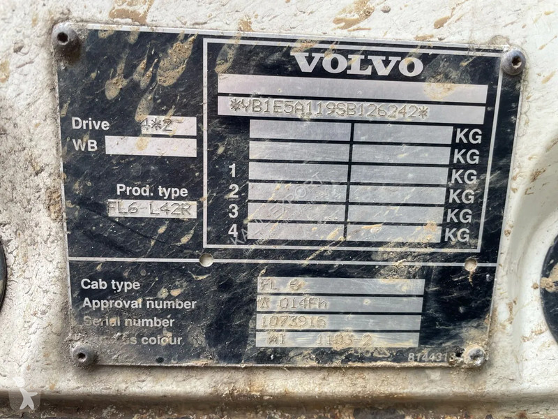 Camion Volvo FL 6 Machinery Car Transporter NL...