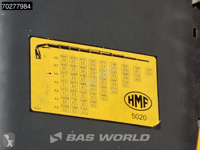 Lastbil MAN TGS 6X4 HMF 5020 K6 Crane Kran...