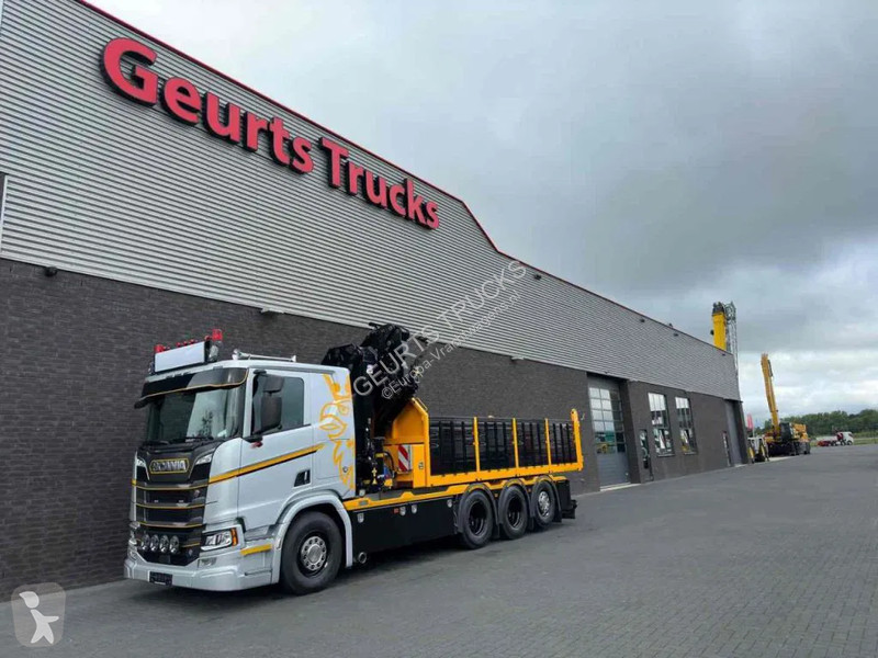 Kamion Scania R530 V8 NS 8X4 TRIDEM MET HYVA 2Z...