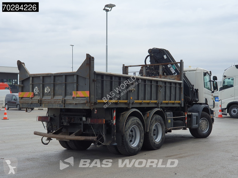 Camion Scania P94 6X4 Hiab 330-4 Kran Crane 9m3...