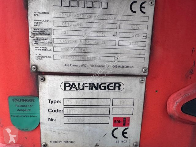 Camion MAN F2000 Kipper mit Palfinger PK 11001 B