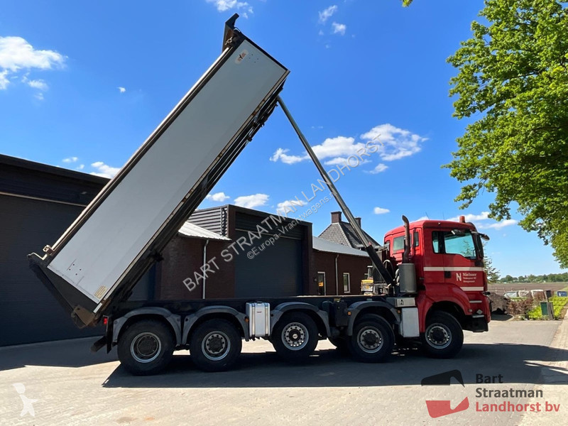 Kamion MAN 10x8 Euro 6 kipper met kleppen