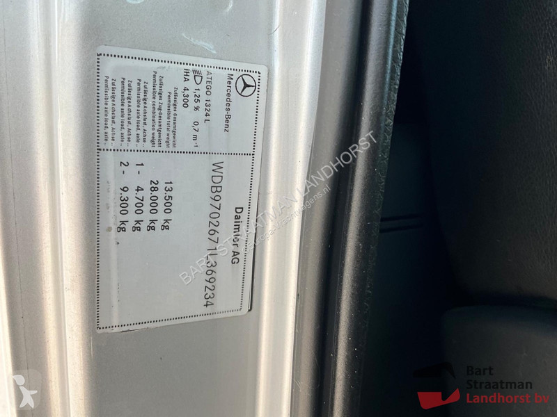 Kamion Mercedes ATEGO L 4x2 Euro 5 bakwagen met...